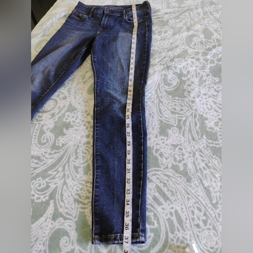 Old Navy Rockstar Women's Dark Blue Jeans - Picture 4 of 4